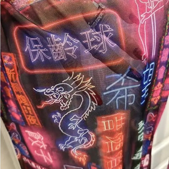 Missguided Semi Sheer Ruched Asymmetrical Hem Exotic Dancer Print Dress - Picture 5 of 12